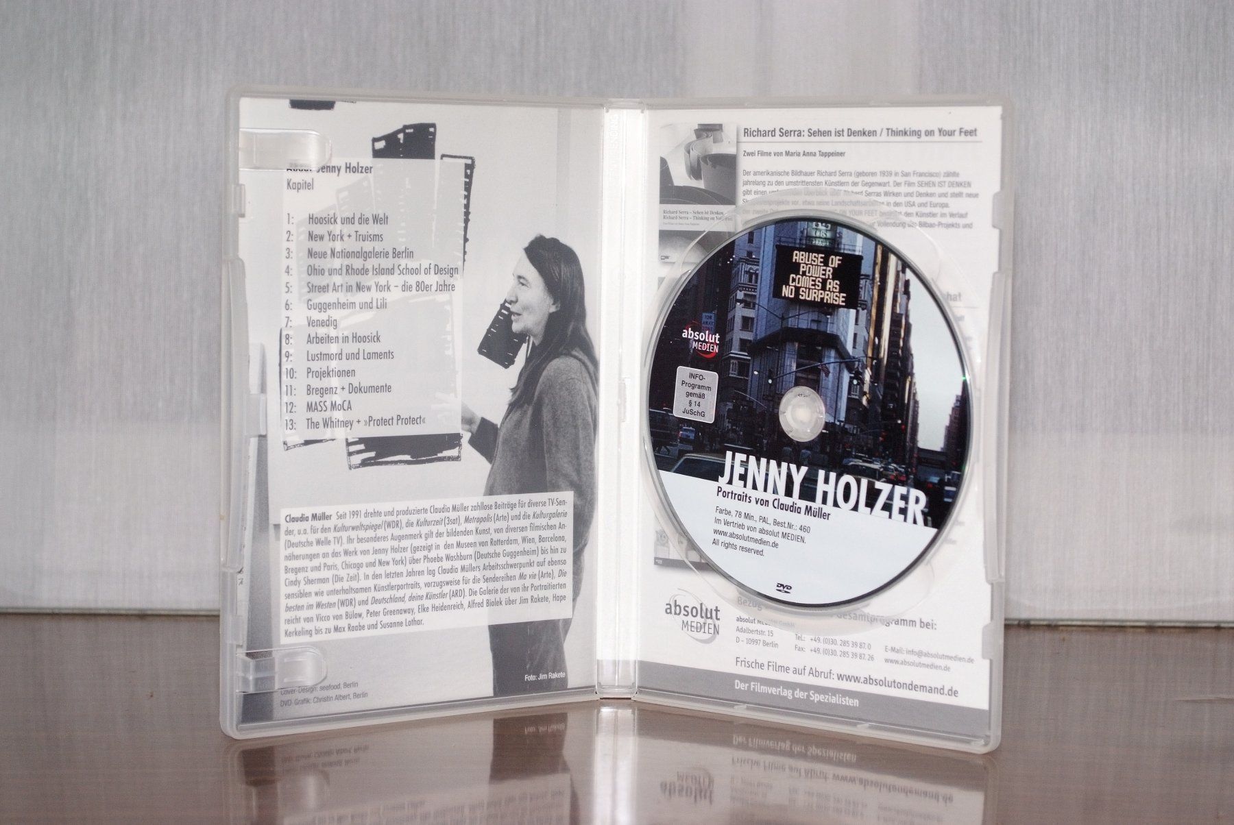 Tutti i DVDs: Jenny Holzer Doku von Claudia Müller DVD – Usato da Aarau venduto da Pearlz 2