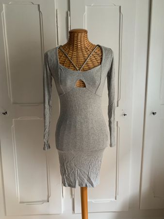 Kleid hellgrau (neu)