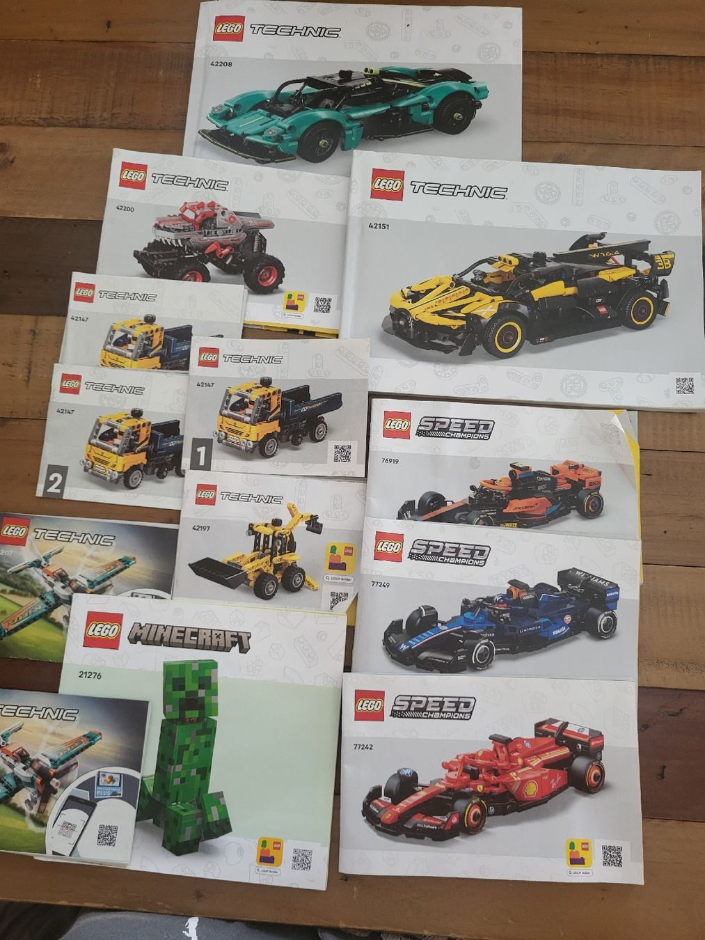 Lego Kit di costruzioni: Notices LEGO Technic & Speed Champions - Lot de 10 sets – Usato da Ursy venduto da Tchoupitchou