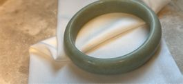 Joli bracelet en jade vert d'eau, idéal pour l'été !