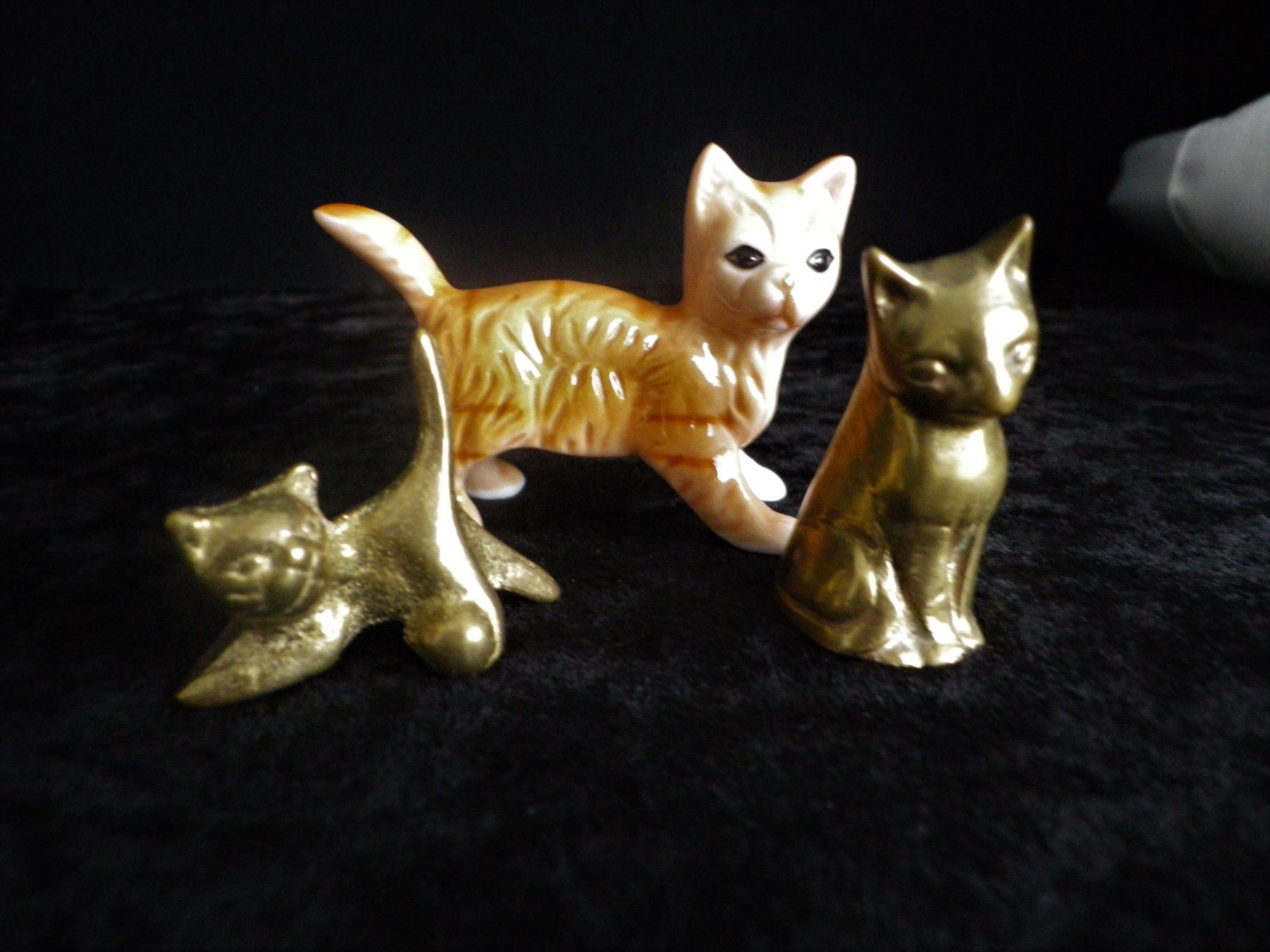 Figuren: 3 kleine Katzen – Gebraucht aus Reinach von Mietze 1