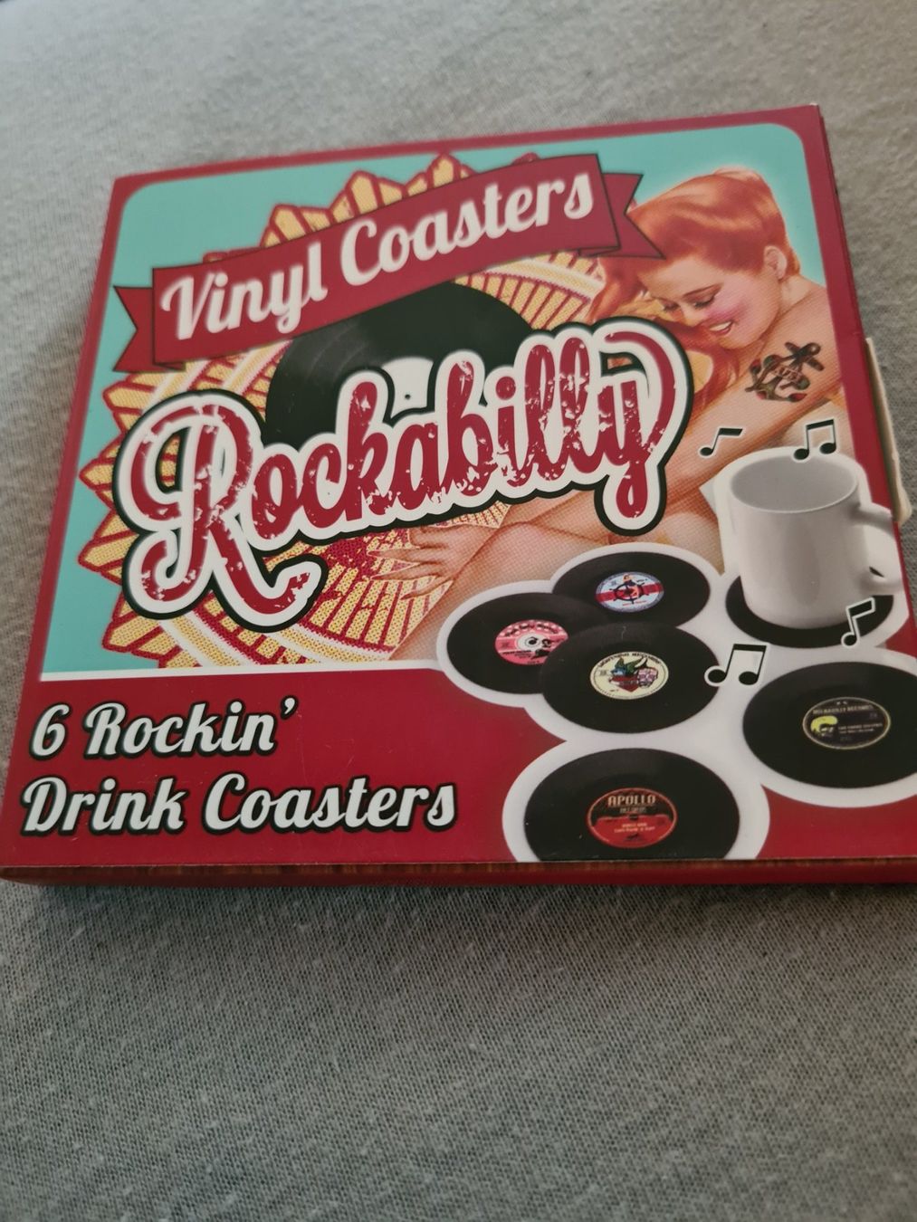 Sottobicchieri: 6 Untersetzer Vinyl Optik – Nuovo e nell'imballaggio originale da Baden venduto da rocket85
