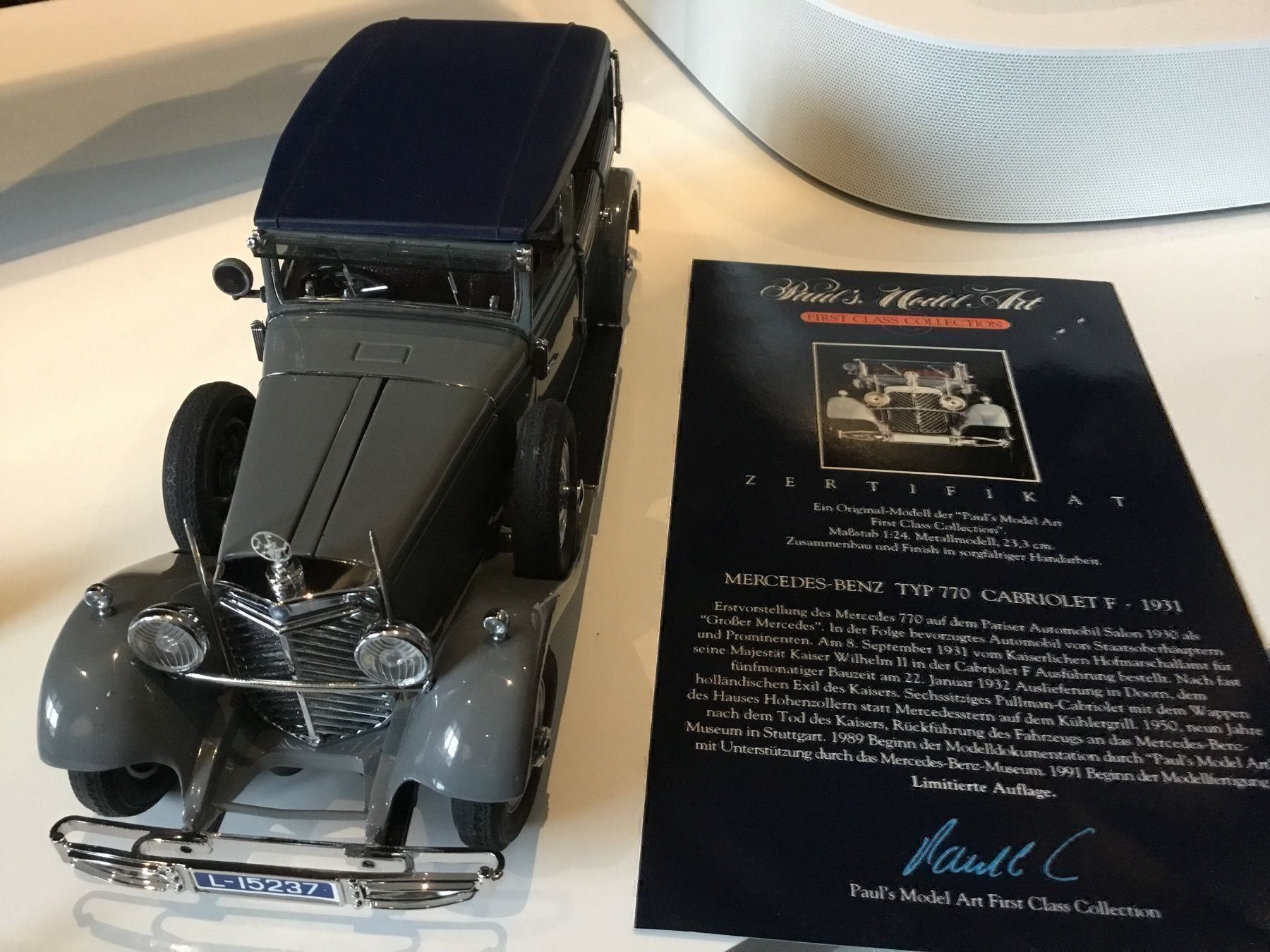 Mercedes-Benz Modellautos: MERCEDES-BENZ TYP 770 KAISER WILLHELM II – Neu und originalverpackt aus Erlenbach im Simmental von Model_box 4