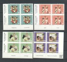 2005, Pro Juventute, Viererblöcke, aus Bogen, SBK 192.– **