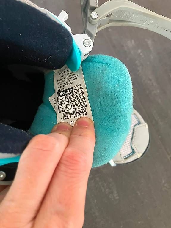 Pattini in linea & Pattini a rotelle: Kinder Inlineskates Oxelo verstellbar – Usato da Sins venduto da Icezeit0 1