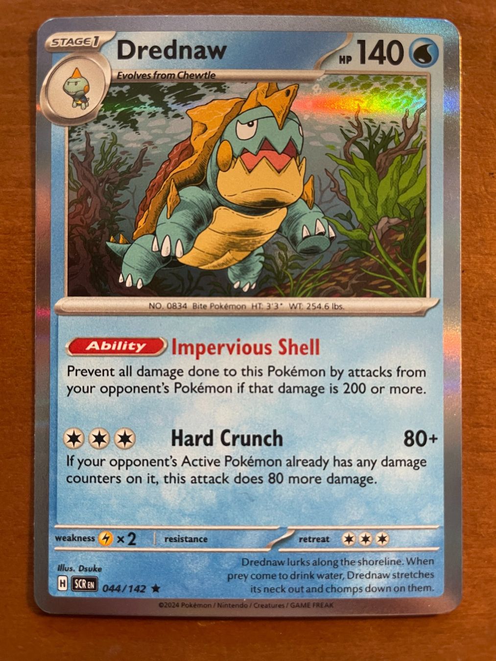 Pokémon Carte collezionabili: Pokemon Drednaw Holo (Versand gratis) – Nuovo (secondo la descrizione) da Chur venduto da Angerson