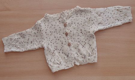 Babyjäckchen. handgestrickt, Grösse 62/68, neu, 3 - 6 Monate