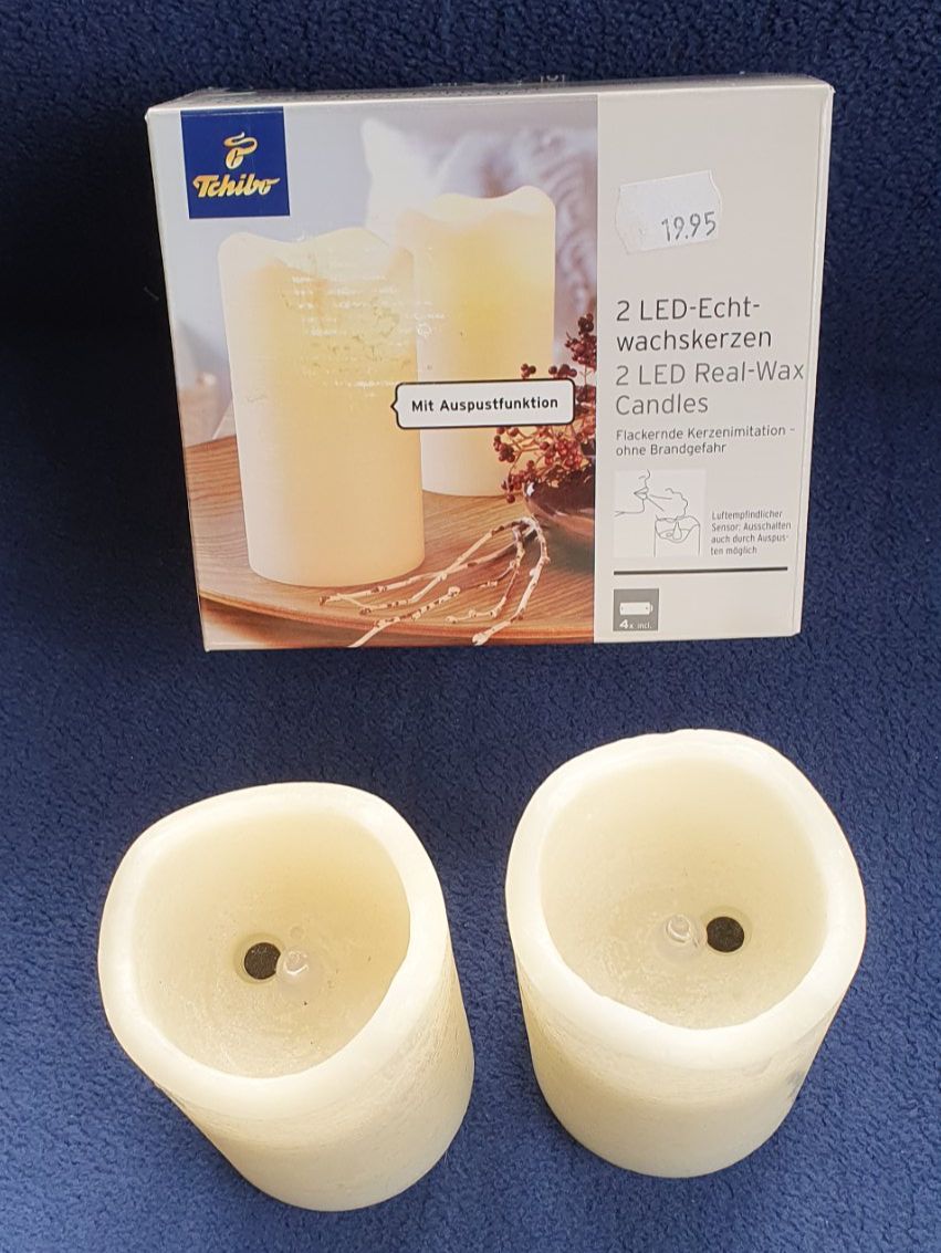 Candele: Kerze 2 x LED Echt Wachs Kerzen – Usato da Läufelfingen venduto da jac_vp95