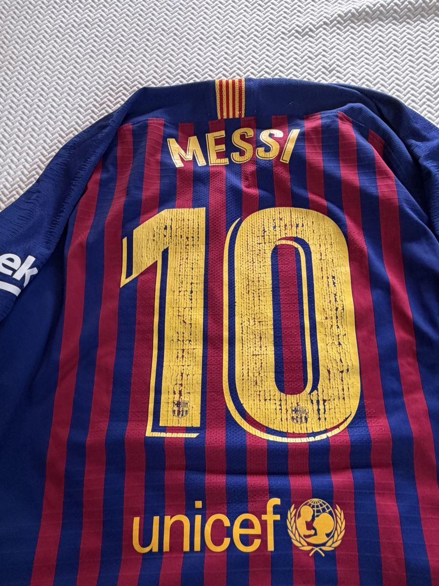 Nike Canottiere & Pantaloni: Original Fc Barcelona 18/19 Messi Player Version – Usato da Aarberg venduto da marcoo237 1