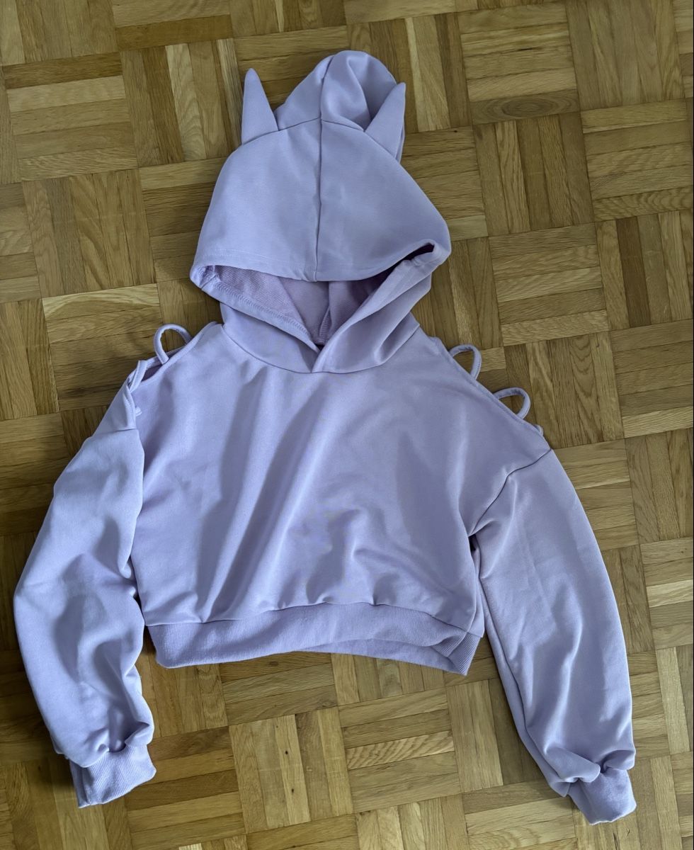 Pullover & Sweatshirts: Pull à capuche mauve, 9-10 ans – Neu (gemäss Beschreibung) aus Bernex von mar_82vn