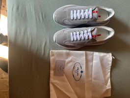 Sneakers uomo grigie e bianche, Herren Sneakers Grau/Weiss
