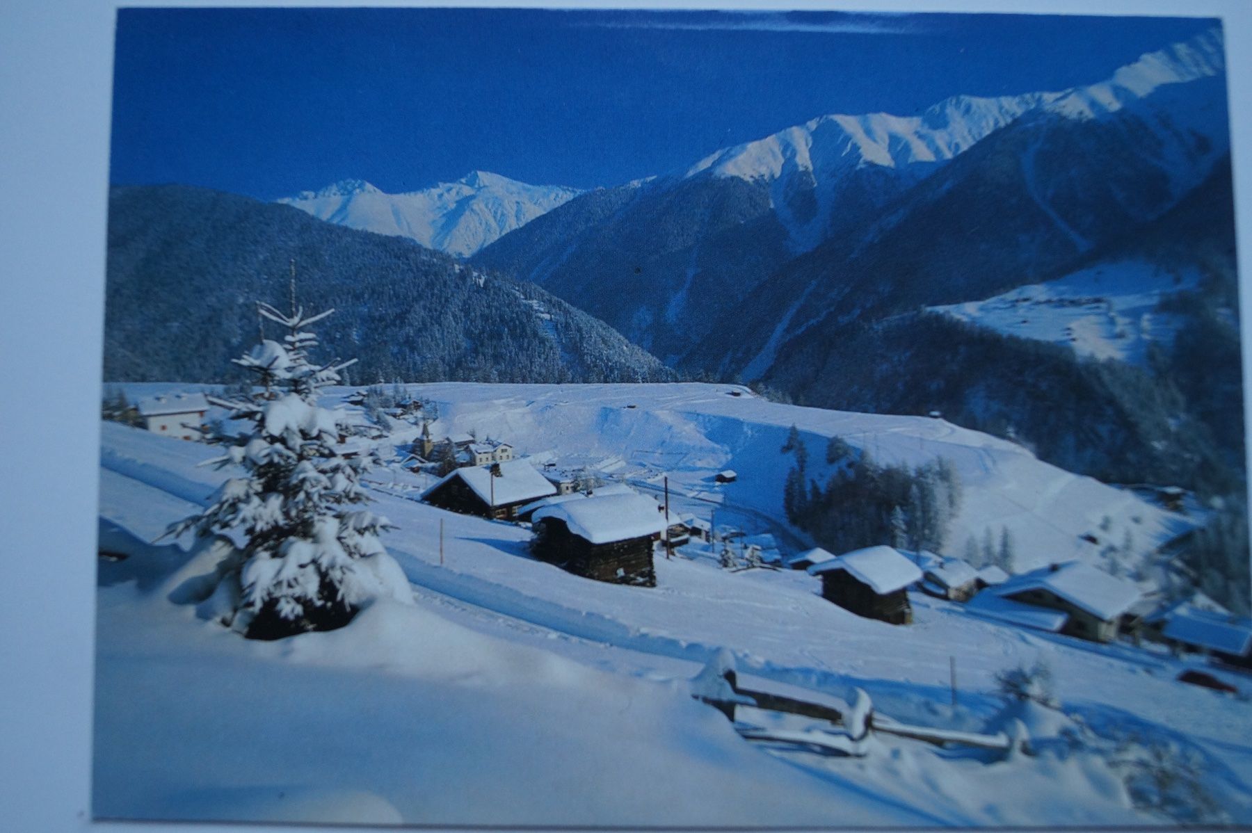 Cartoline postali: Wiesen mit Jenisberg – Usato da Scheid venduto da dirauls