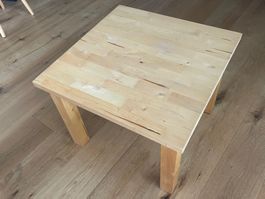 Couchtisch aus massivem Holz quadratisch guter Zustand