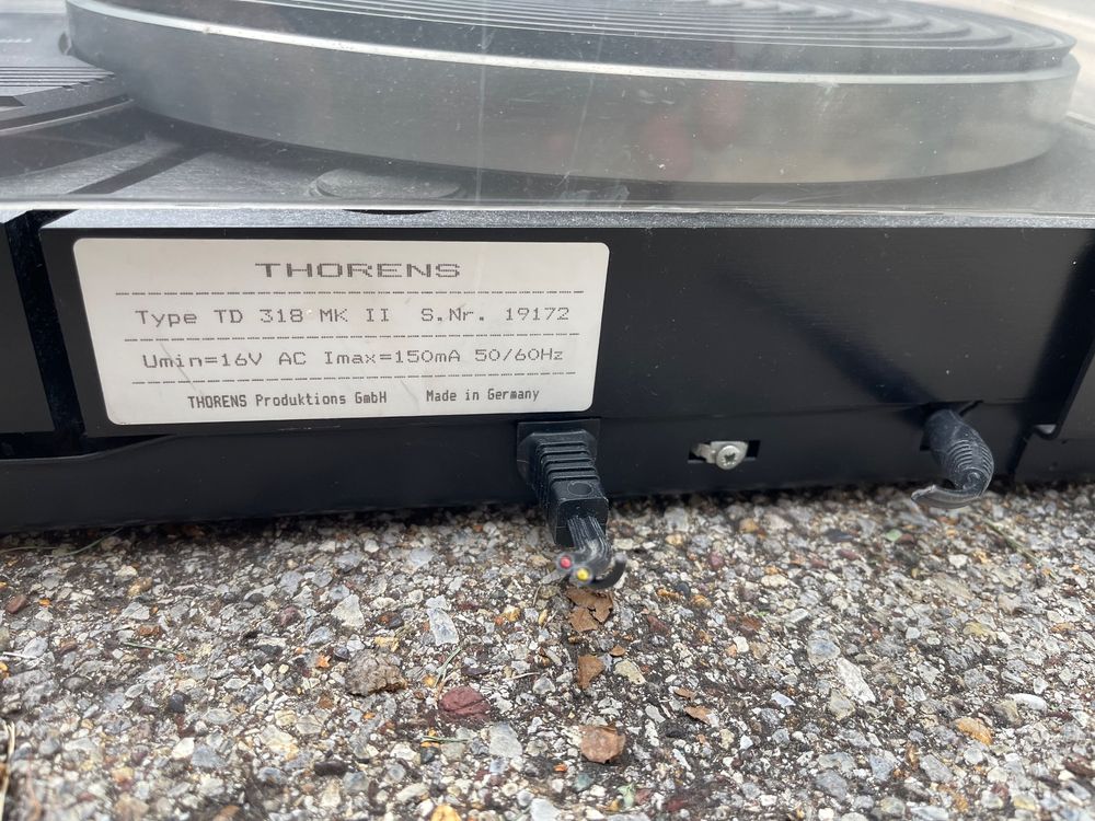 Plattenspieler-Riemen Für THORENS TD-318 MKII & MKIII — Passgenau, Flach, 63,5 Cm