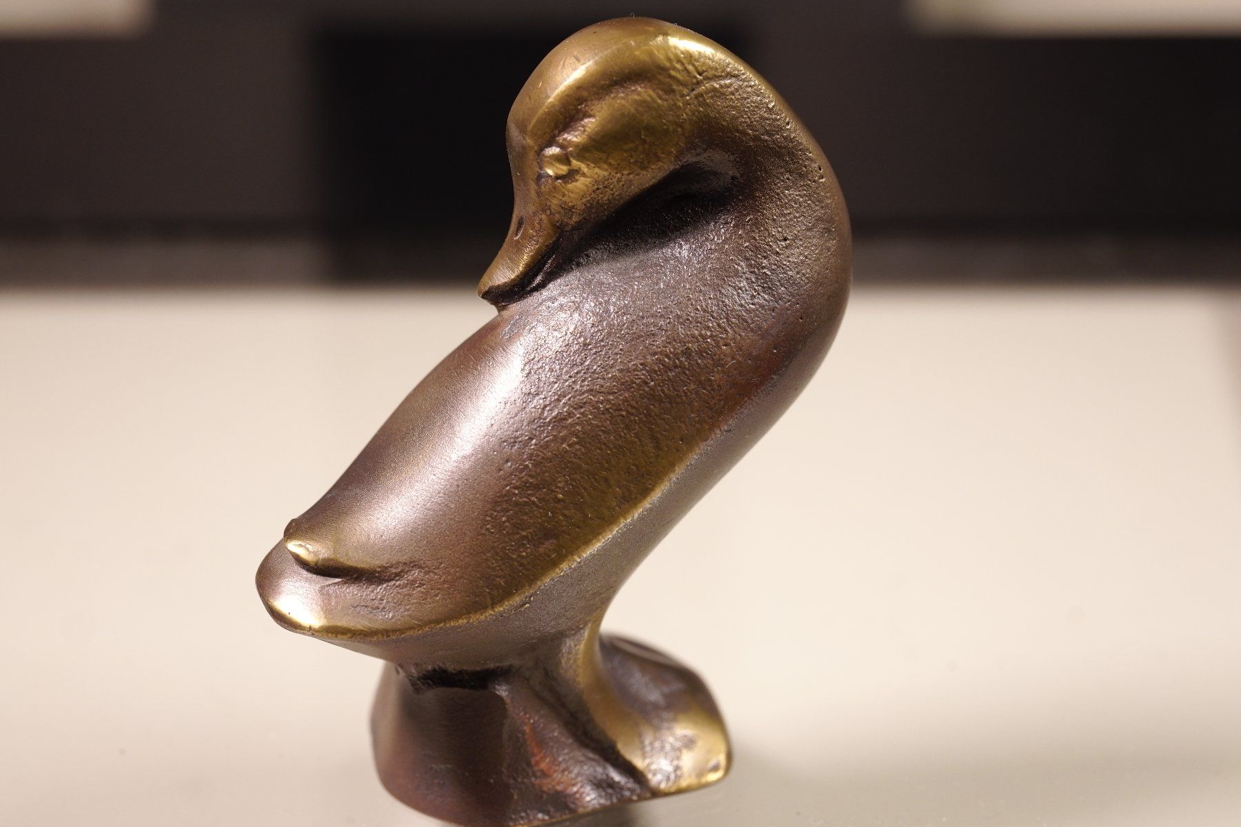 Bag Turgi Statuette: BAG Turgi Messing Ente – Usato da Wikon venduto da digital4you 1