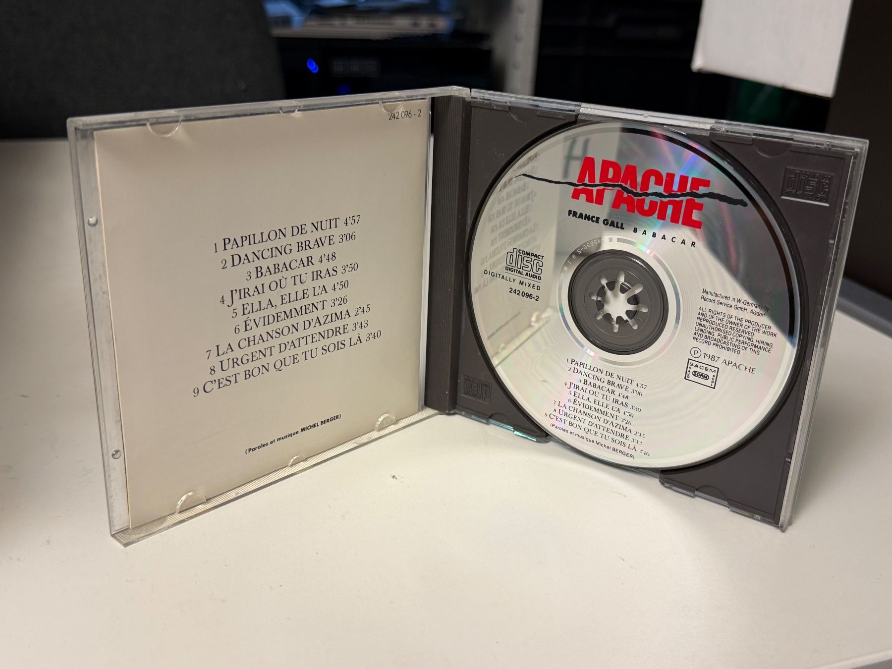 CD: France Gall - Babacar - HD23A – Usato da Küsnacht ZH venduto da swisssales.net 2
