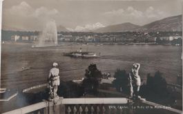 GENÈVE  -  La Rade & Bateau vapeur