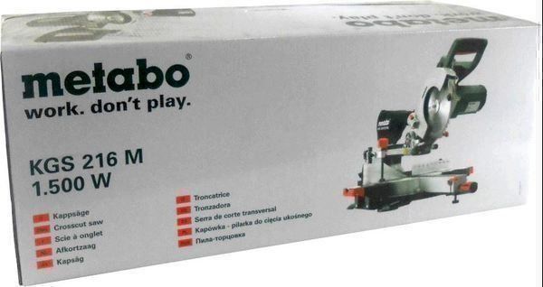 Metabo Sägen: Metabo Kappsäge KGS 216 M – Neu und originalverpackt aus Bottighofen von zaap 1