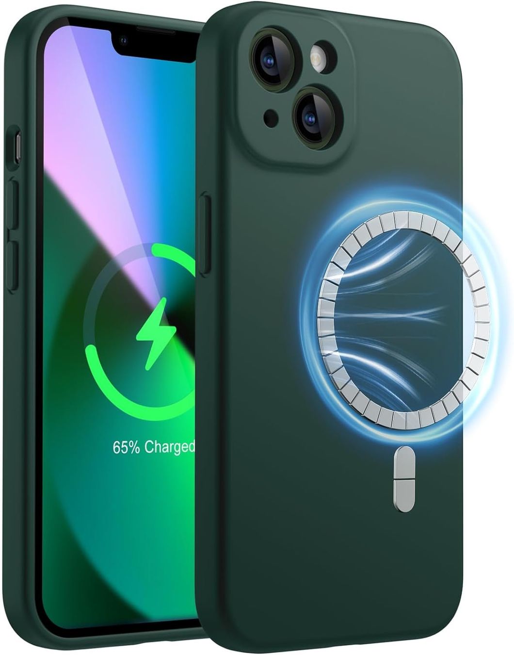 Covers & Schutzfolien: iPhone 15 Plus Pro Max - coque silicone avec magsafe VERT – Neu und originalverpackt aus Morges von DigiAC