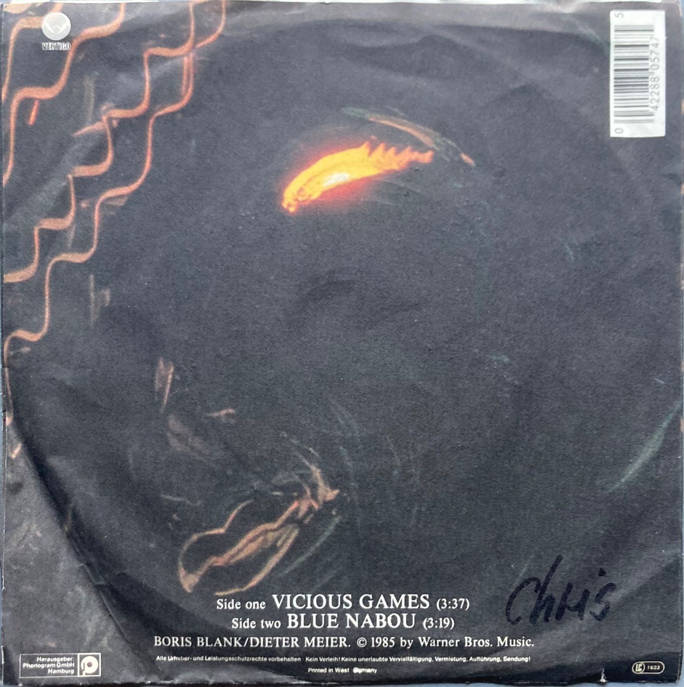 Dischi in vinile: YELLO - VICIOUS GAMES – Usato da Poliez-Pittet venduto da Newtown-Records 1