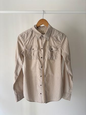 Chemise Diesel rayée beige taille S bon état