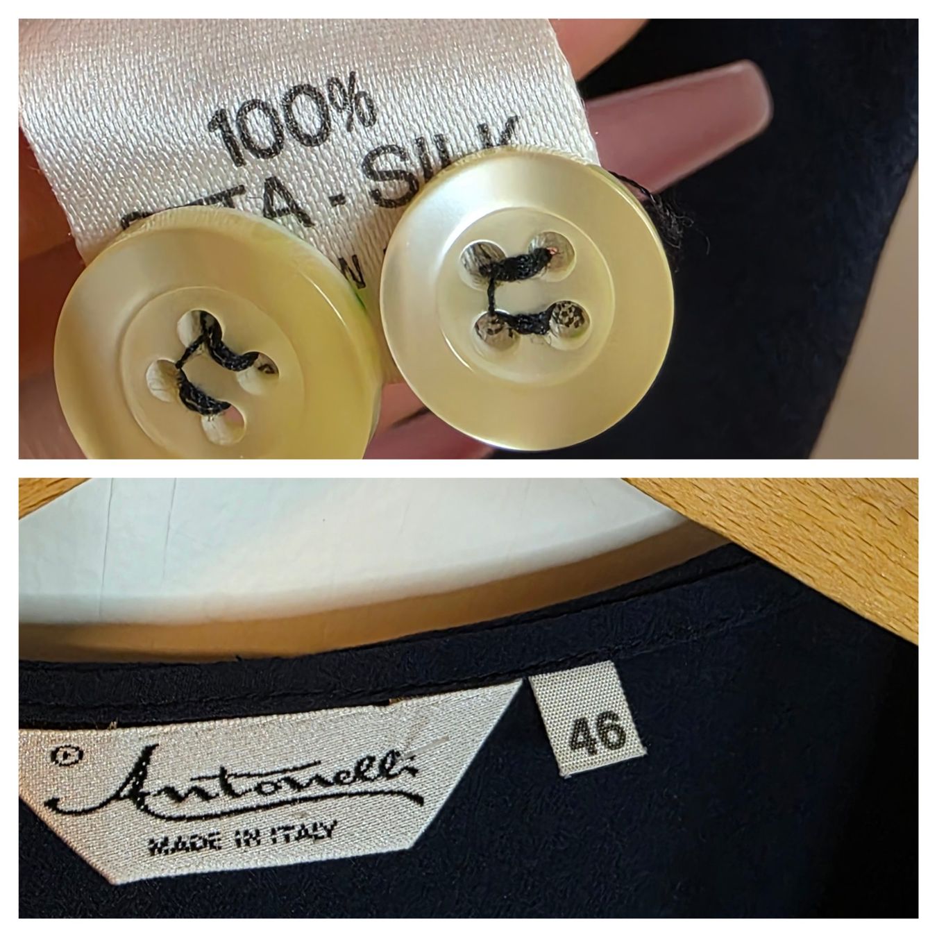 Blusen: Antonelli  100% Seide  Statement Bluse Gr.38/40 Vintage – Gebraucht aus Wald ZH von CapLux 5