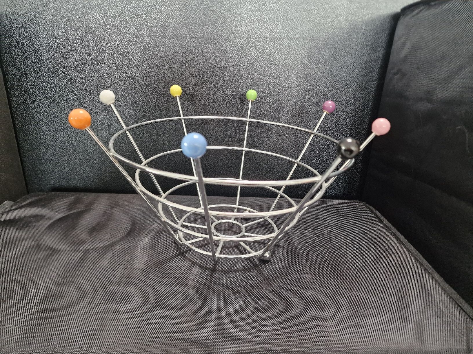 Schalen: Mid Century metall bakelit sputnik Früchtenkorb – Gebraucht aus Oberglatt ZH von Alischa1
