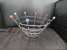 Mid Century metall bakelit sputnik Früchtenkorb