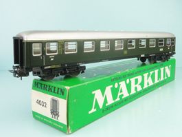 Märklin 4032 1 Klasse Personenwagen, Blech, wie NEU