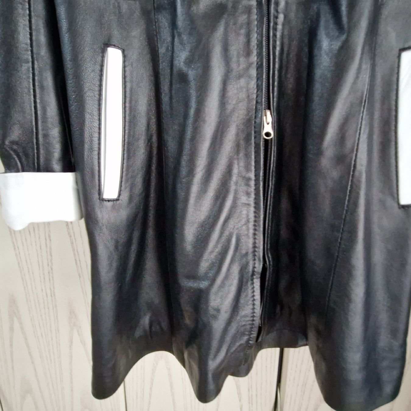 Cappotti: Echtleder Mantel schwarz/weiss von Alta V Moda – Nuovo e nell'imballaggio originale da Horn venduto da Minerva67 3