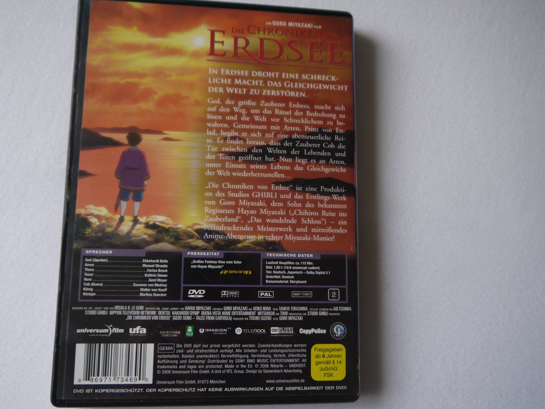 Tutti i DVDs: DIE CHRONIKEN VON ERDSEE- anime – Usato da Hagendorn venduto da Blaf 1