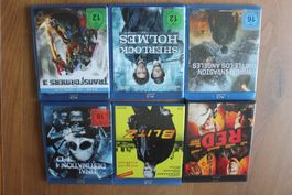 6 Blu-rays Action & Thriller Filme Top Zustand!