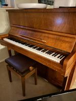 Piano Schmidt-Flohr Holz mit Hocker guter Zustand