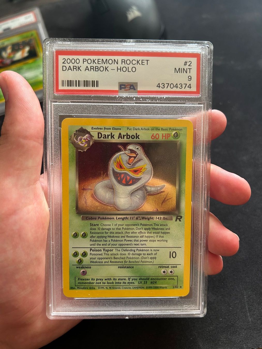 Pokémon Carte collezionabili: PSA 9 - Dark Arbok Holo Team Rocket EN – Nuovo (secondo la descrizione) da Büsserach venduto da Cyr-cyr