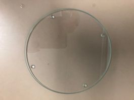 Glasuntersatz mit Nippen, rund, neu, 18 cm