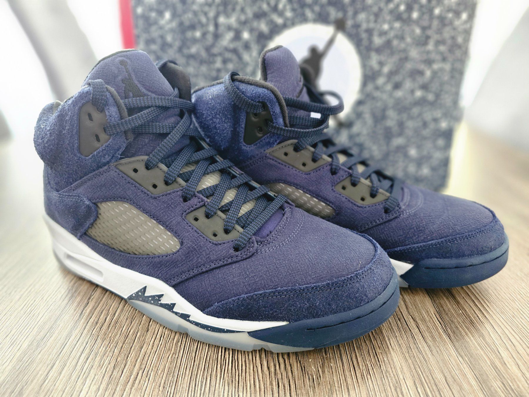 Jordan Scarpe da uomo: Air Jordan 5 Midnight Navy – Nuovo (secondo la descrizione) da Boningen venduto da G60arda 1