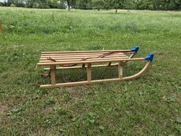 Davos Holz Schlitten 120cm 