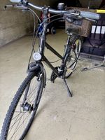 Velo mit Anhänger für 2 Kinder