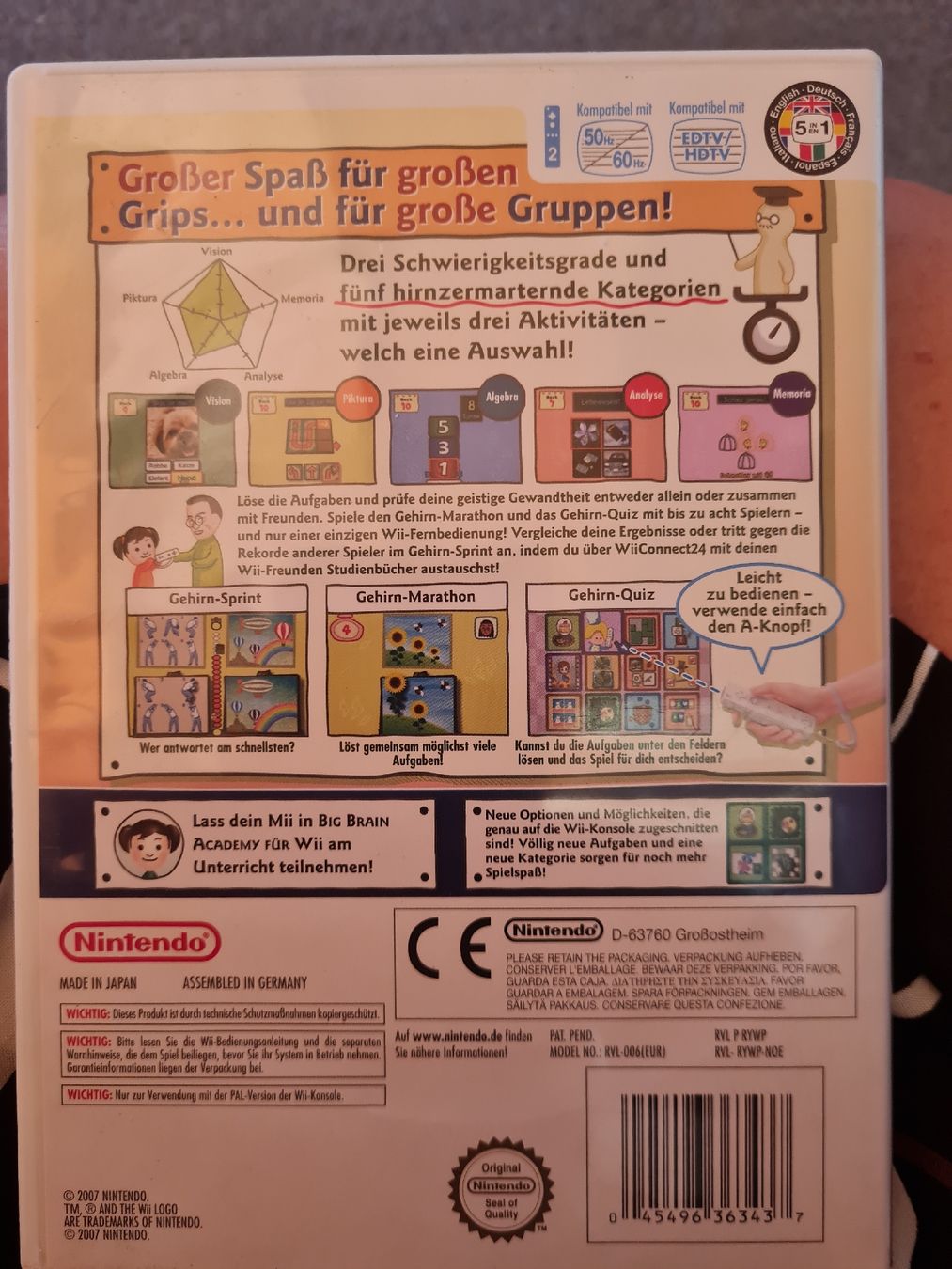 Nintendo Spiele: Big Brain Academy Wii Spiel  – Gebraucht aus Münsingen von Cuci31 1