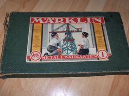 Märklin Metallbaukasten 1 antikes Spielzeug Metall Baukasten