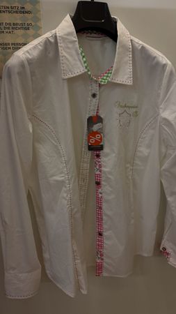 Trachtenhemd Frauen Oktoberfest Gr 44