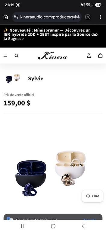 Cuffie: Écouteurs kinera Sylvie  – Nuovo e nell'imballaggio originale da Champagne venduto da mar_yp55 1