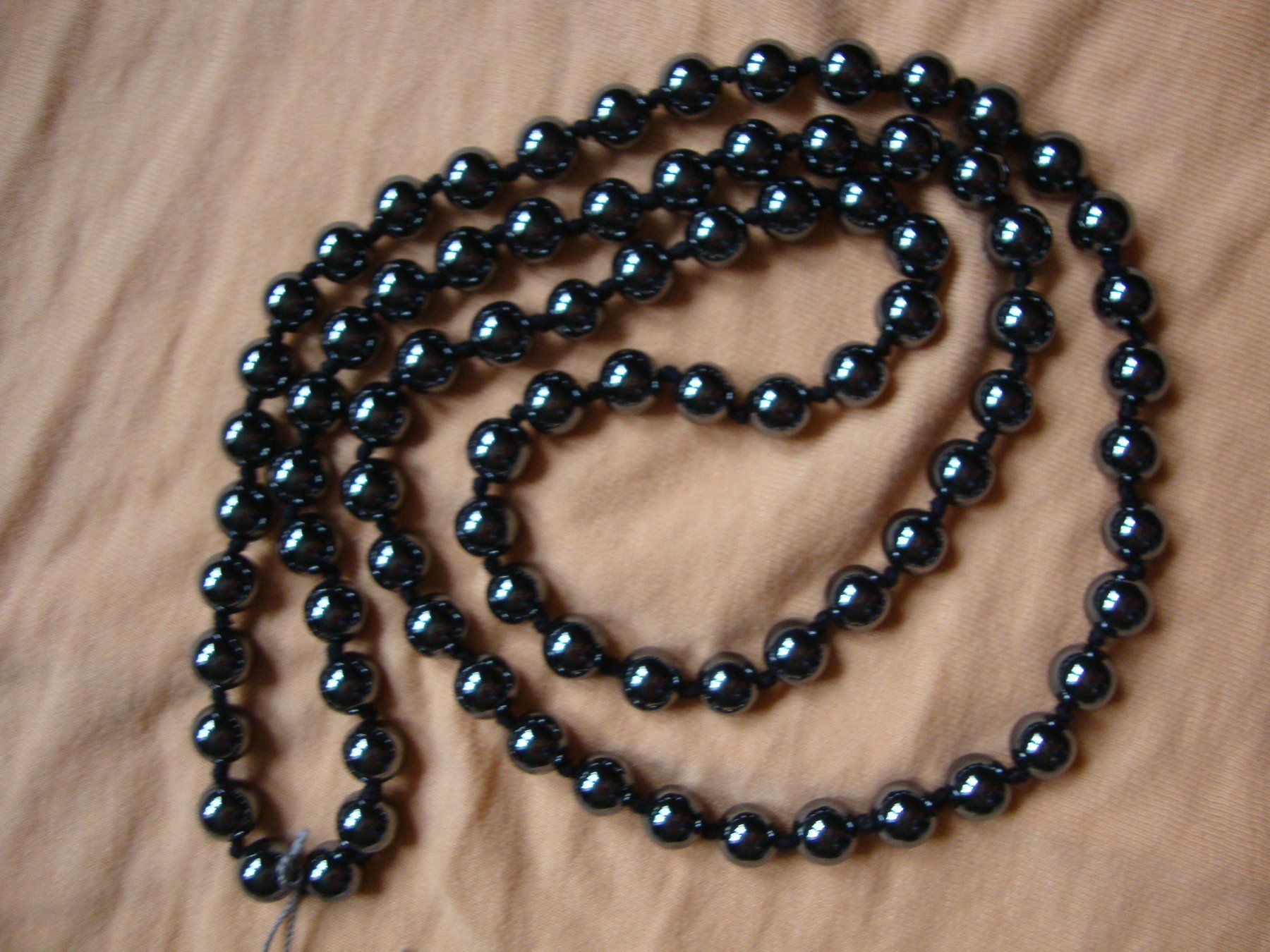 Catenine: Hämatit / Blutstein Kette, NEU , lang – Usato da Laufen venduto da ereli