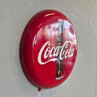 Coca - Cola Relief Emaille Schild Wandschild Werbeschild 1/2