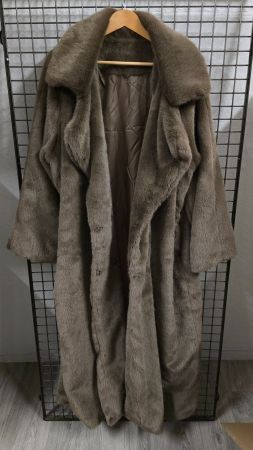 MUSERA │ Langer Teddy-Mantel Oversized  │ XL