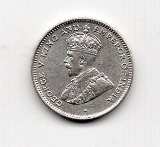 Alle Münzen: (1390) Ceylon, 25 Cents 1920, top stgl – Gebraucht aus Rüthi (Rheintal) von erdnuessli1 1