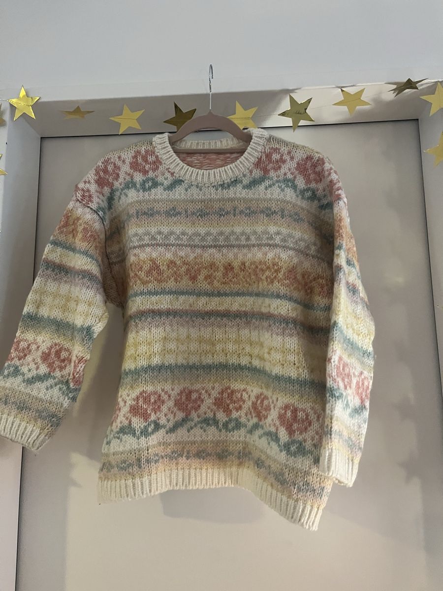 Maglioni & Felpe: Damen Pullover bunt vintage selbstgemacht – Usato da Zürich venduto da Closetbesties 1