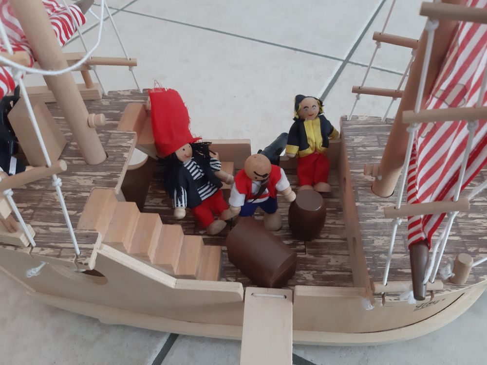 MESSING HOLZ NAUTISCHES Schiff Steuerrad Piraten Dekor Holz Angeln Wand