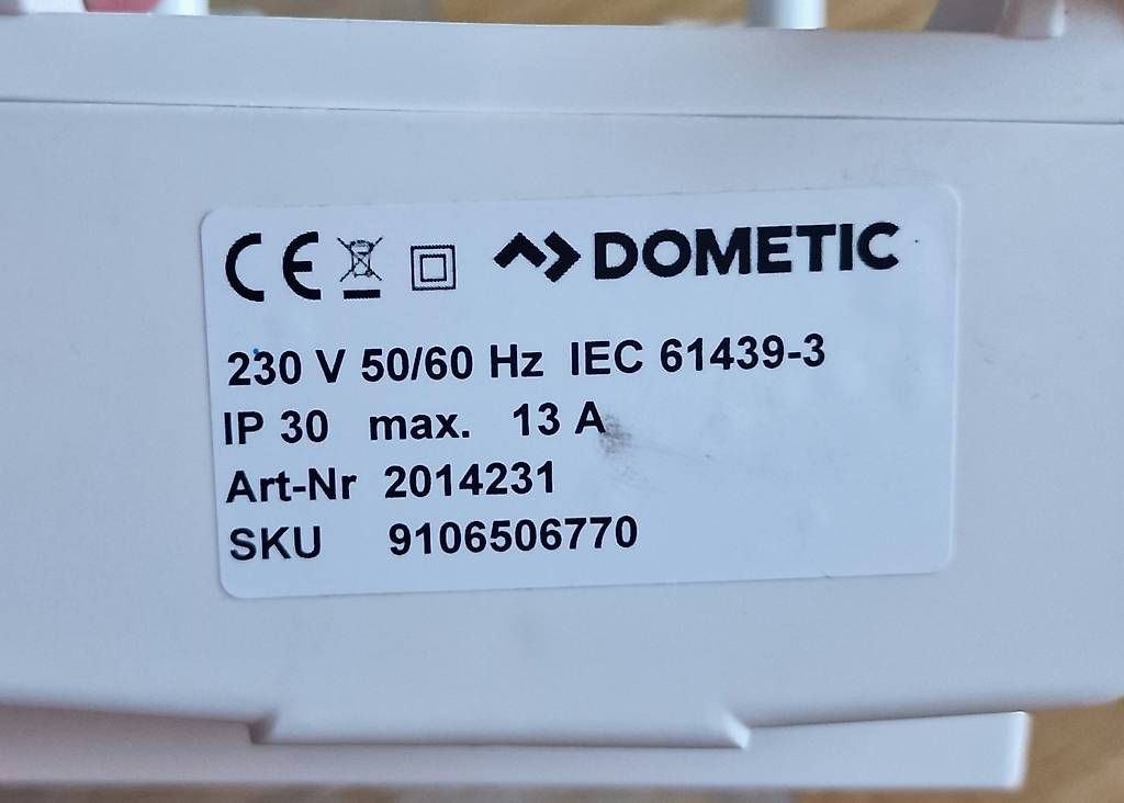 Dometic Alimentazione elettrica: Dometic Sicherungskasten – Usato da Künten venduto da and_mqk2 1