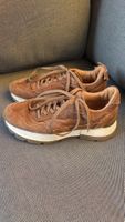 Massimo Dutti Sneaker braun Wildleder Gr. 38